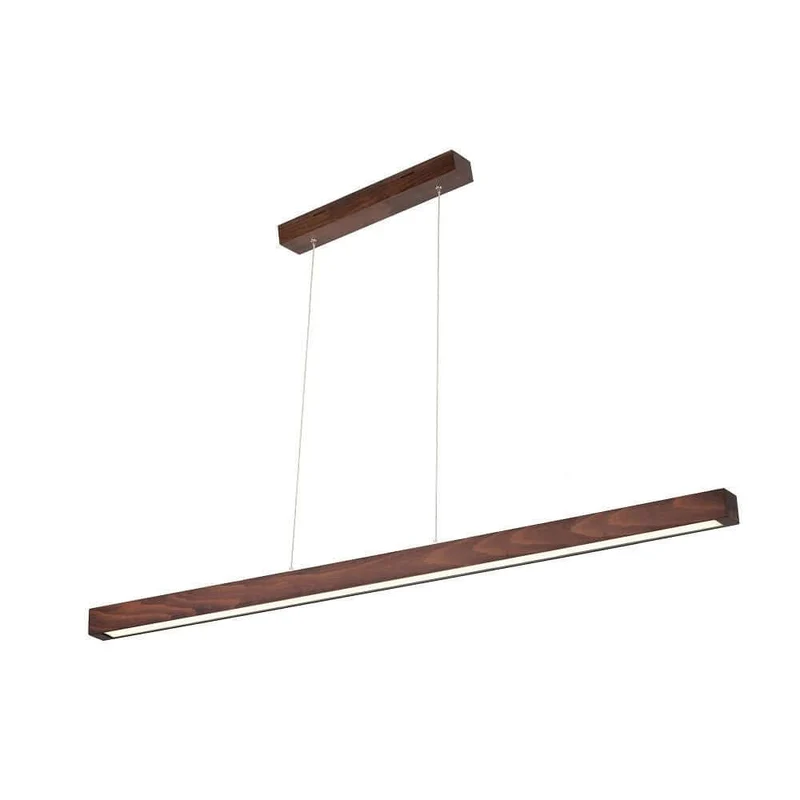 LED Pendellampe Smal Touch-Dimmer 3220lm Nuss