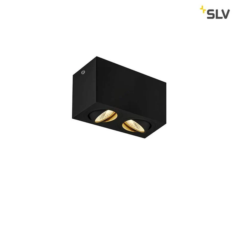 Triledo Double LED Deckenaufbauleuchte Schwarz