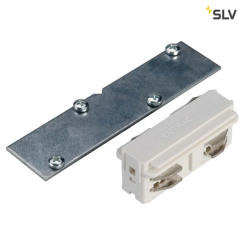 Eutrac Längsverbinder für 3P.-Einbauschiene Weiß