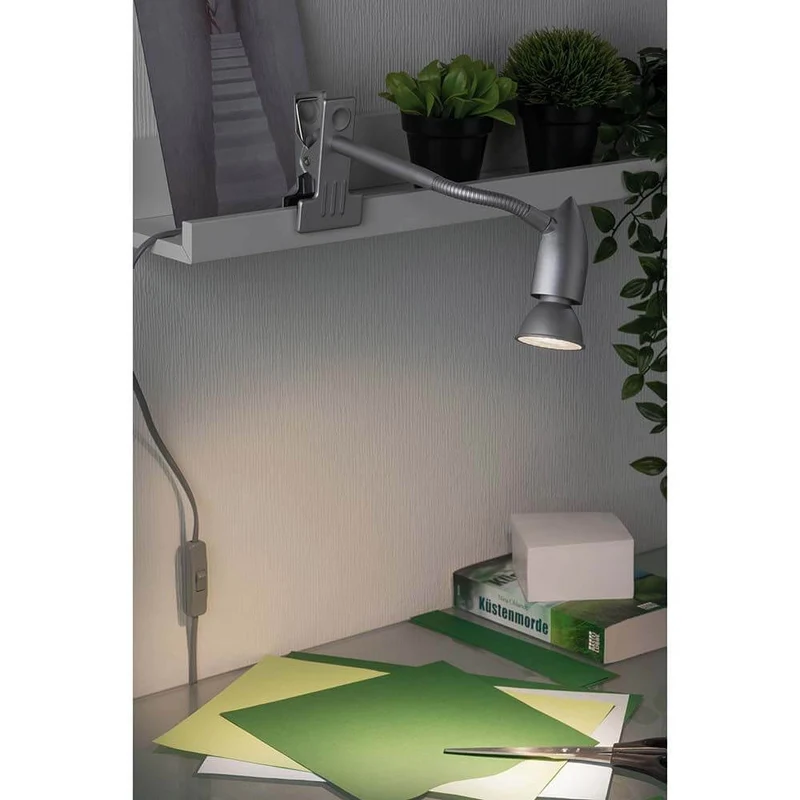 Klemmspot Gesa GU10 Chrom-Matt