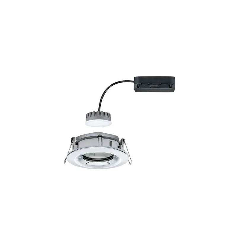 LED Einbaustrahler Nova Plus Coin Dimmbar IP65 2700K Chrom