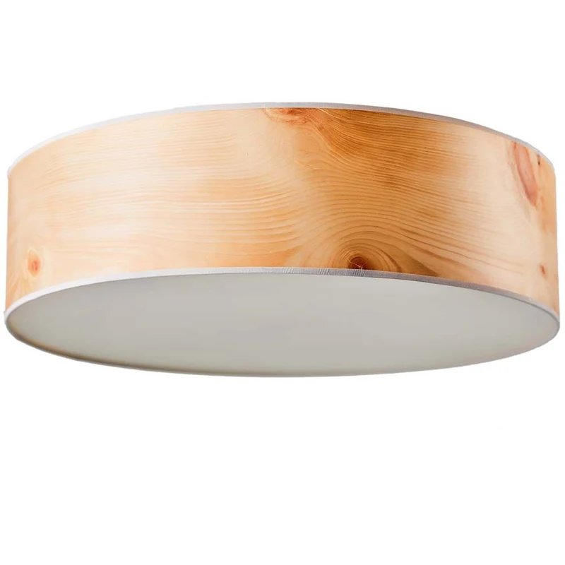 Holz-Deckenlampe Discus mit Diffuser Zirbe