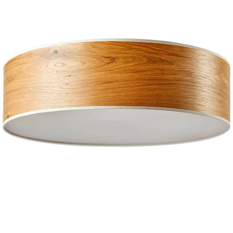 Holz-Deckenleuchte Discus Deutsche Eiche
