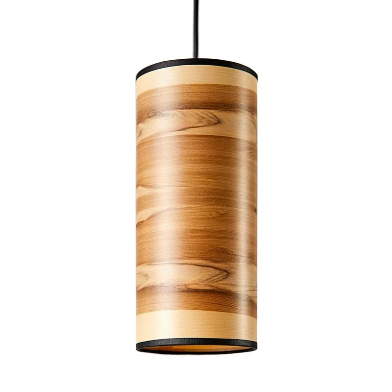 Holz-Hängelampe Nux Satin Nussbaum