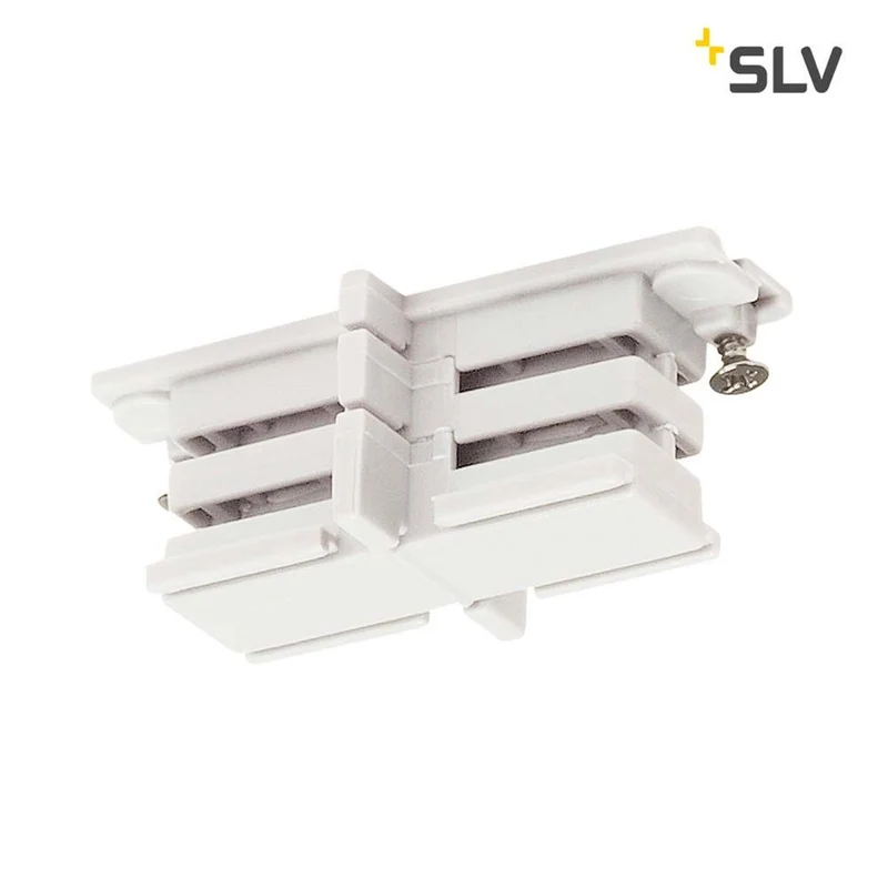 Mini-Verbinder für S-Track 3P.-Schiene Isoliert Weiß