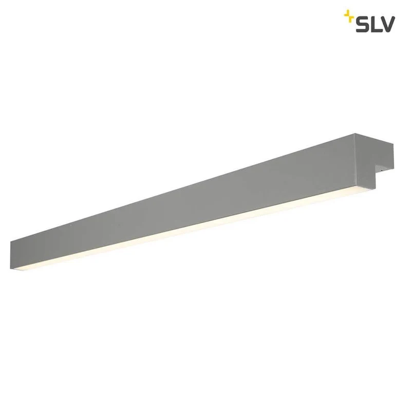L-Line 120 LED Wand- & Deckenleuchte IP44 Mausgrau