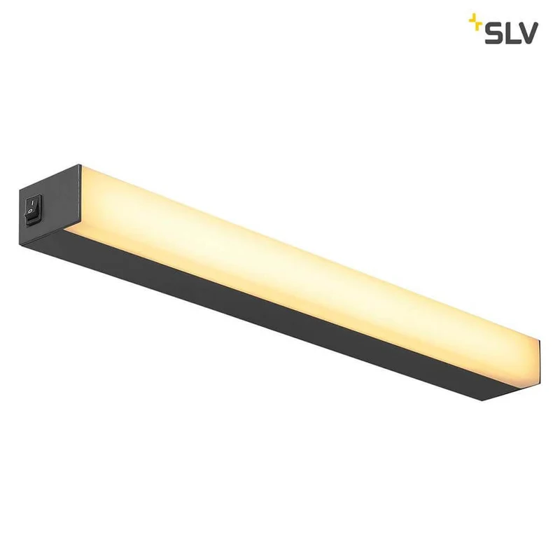Sight LED Wand- & Deckenleuchte mit Schalter Schwarz