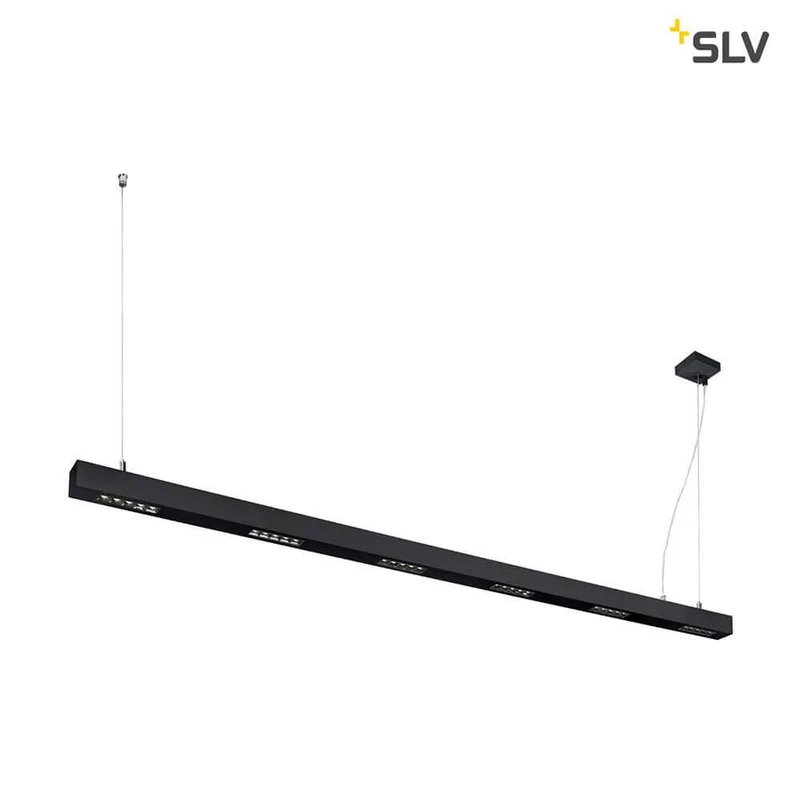 Q-Line LED Pendelleuchte 2m Schwarz 4000K