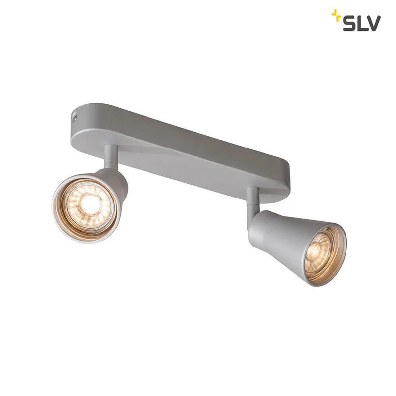 Avo Double Aufbauleuchte Silber