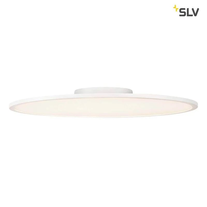 Panel 60 Rund LED Deckenaufbauleuchte Weiß 3000K