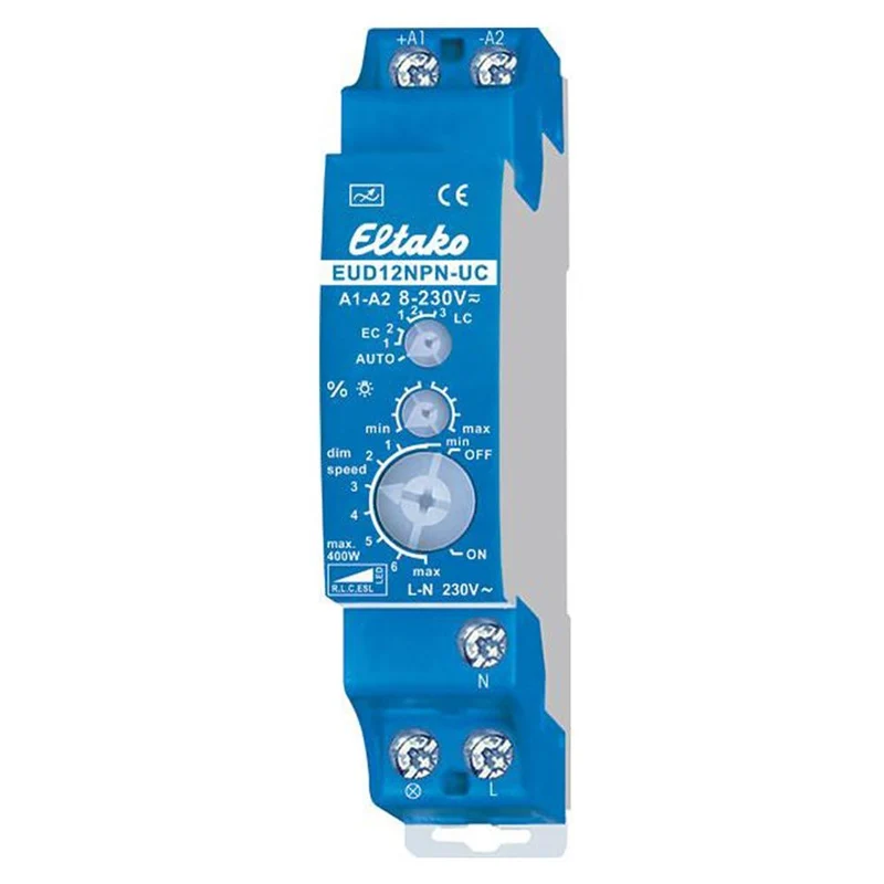 Universal-Dimmer Hutschiene Dimmbare 230V Leuchtmittel & Trafos