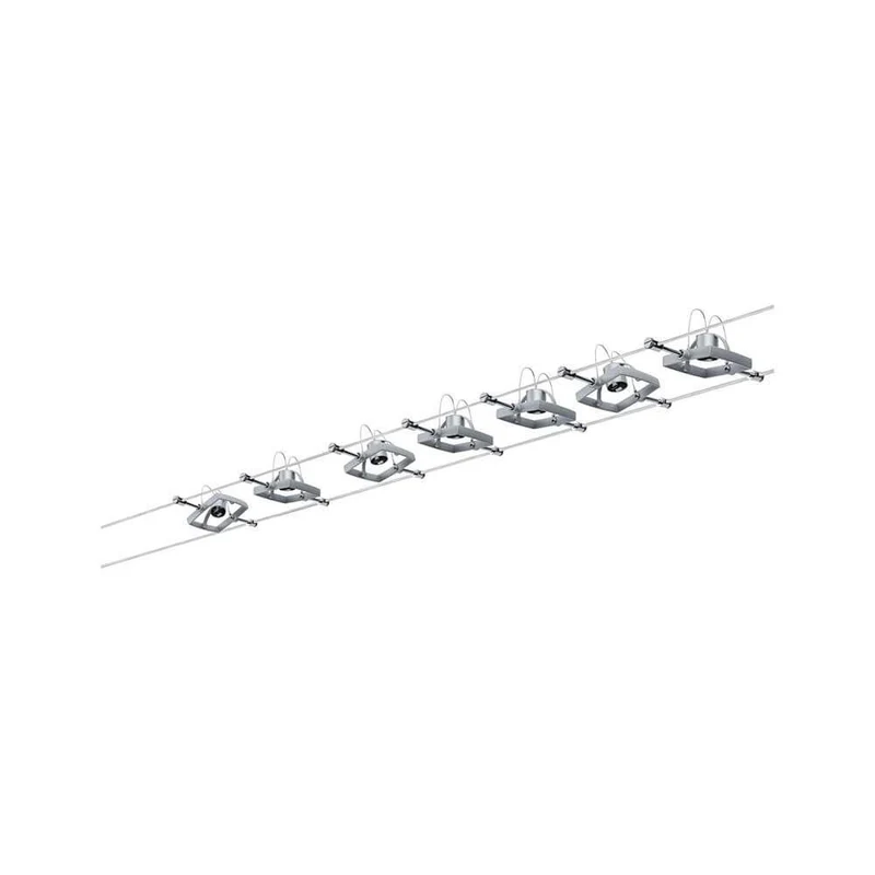 Wire System Set MacII max 7x10W GU5,3 Chr-m 12V 80VA