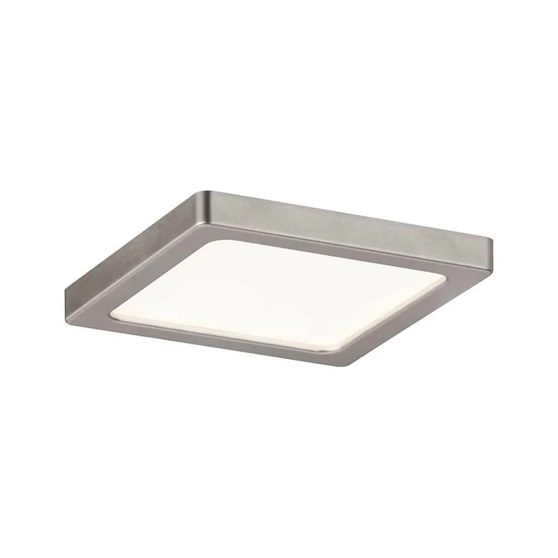 LED Panel Areo eckig 1x5W 3000K 80x80mm Nickel-Matt