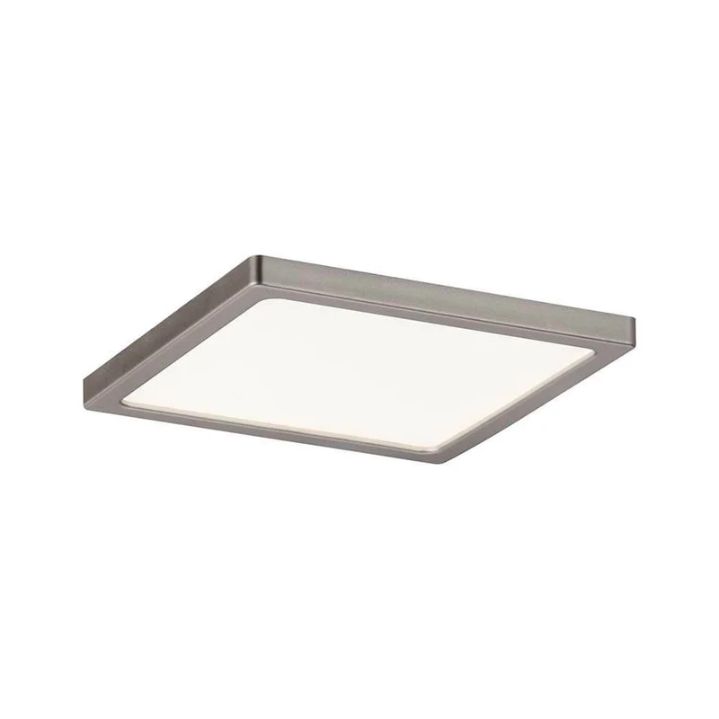 EBL Set Panel Areo eckig IP23 LED 1x8W 3000K 120x120mm Nickel-Matt