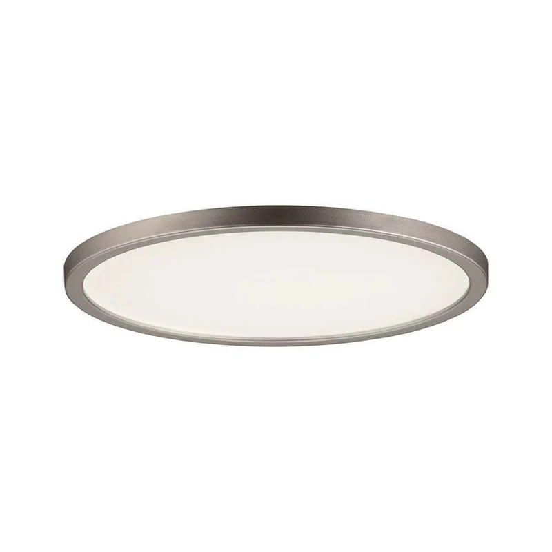 EBL Set Panel Areo rund IP23 LED 1x12W 3000K 180mm Nickel-Matt