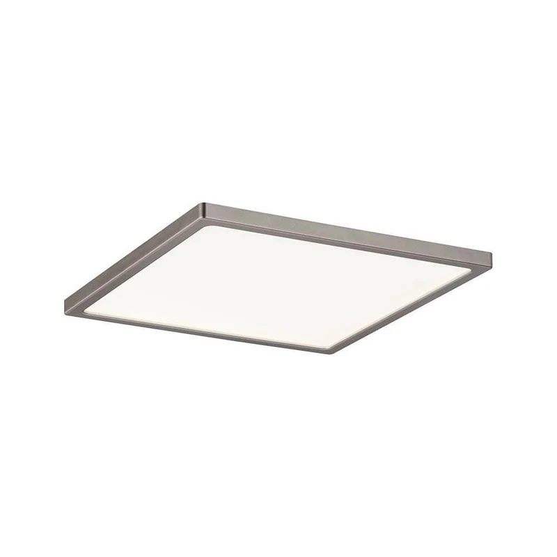 EBL Set Panel Areo eckig IP23 LED 1x12W 3000K Nickel-Matt