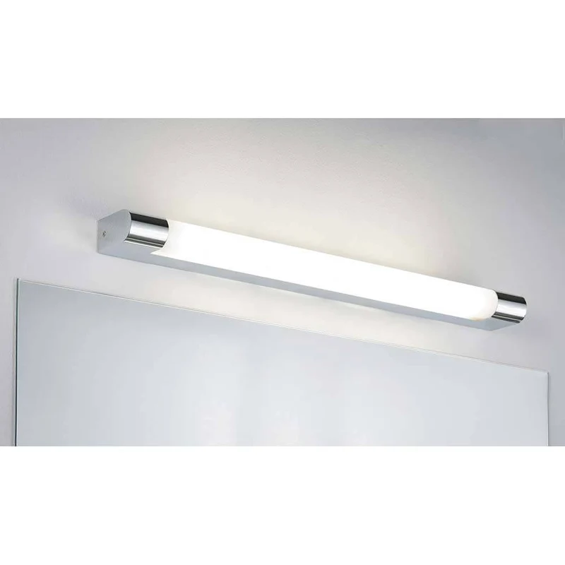 Wandleuchte Mizar IP44 LED 10,5W 630mm Chrom Weiß Acryl