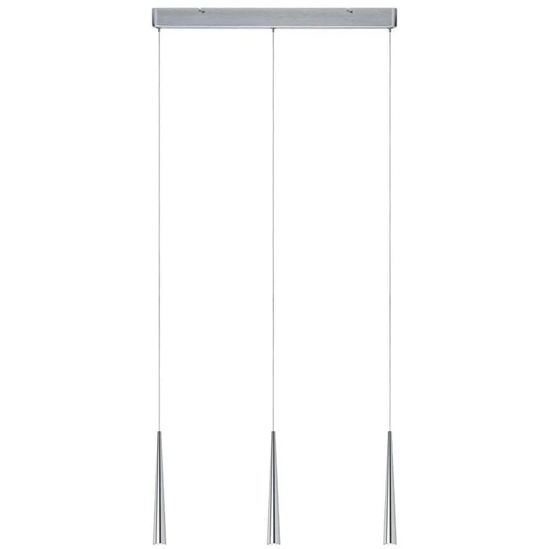 Gutta Pendelleuchte LED 3x7W Alu-Gebürstet