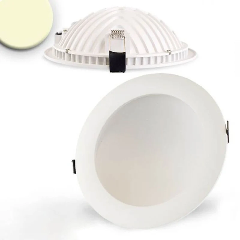 Indirektes Einbau LED-Panel 1030lm Ø 17,3cm Warm Weiß