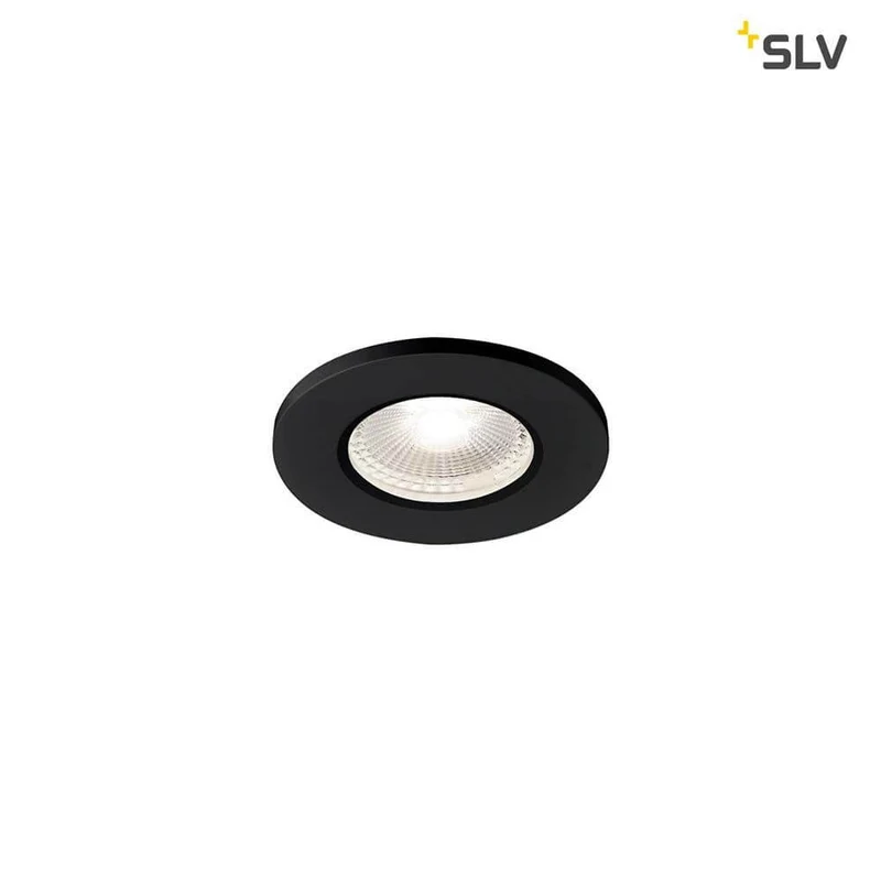 Kamuela Eco LED Fire-Rated Deckeneinbauleuchte Schwarz 4000K IP65