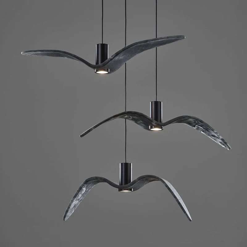 Brokis Hängeleuchte Night Birds normale Flügel 73cm