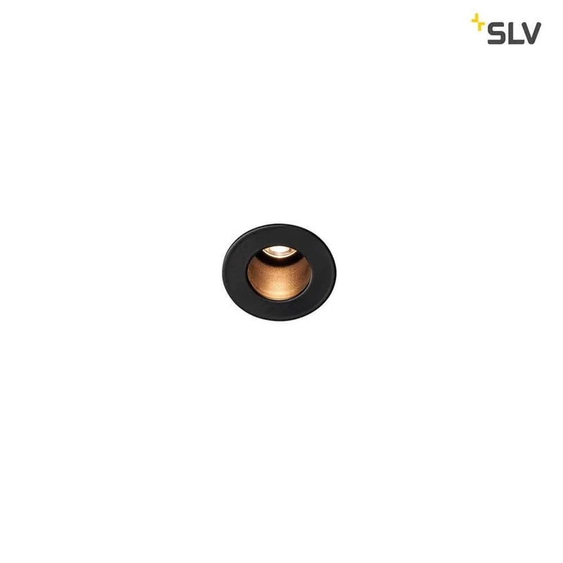 Triton Mini LED Deckeneinbauleuchte Schwarz 3000K