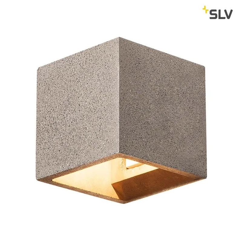 Solid Cube Wandleuchte QT14 Sandstein