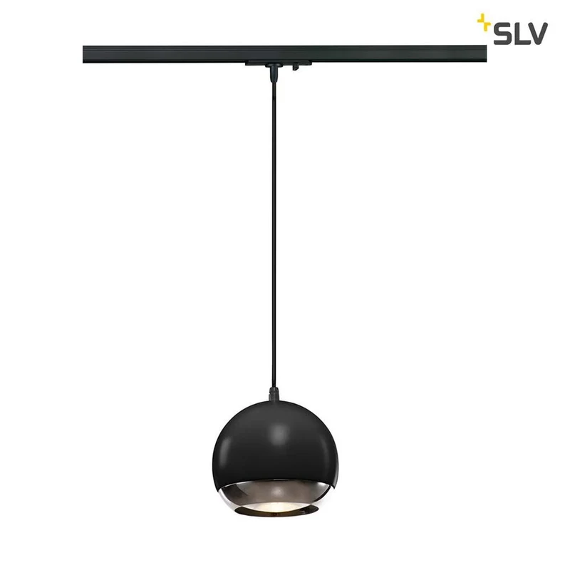 Light Eye 150 QPAR111 1-Phasen Pendelleuchte Schwarz, Chrom