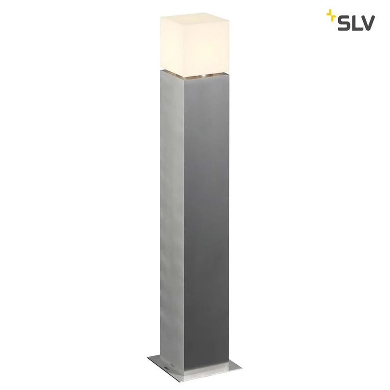 Square Pole 90 E27 Outdoor Stehleuchte Edelstahl IP44