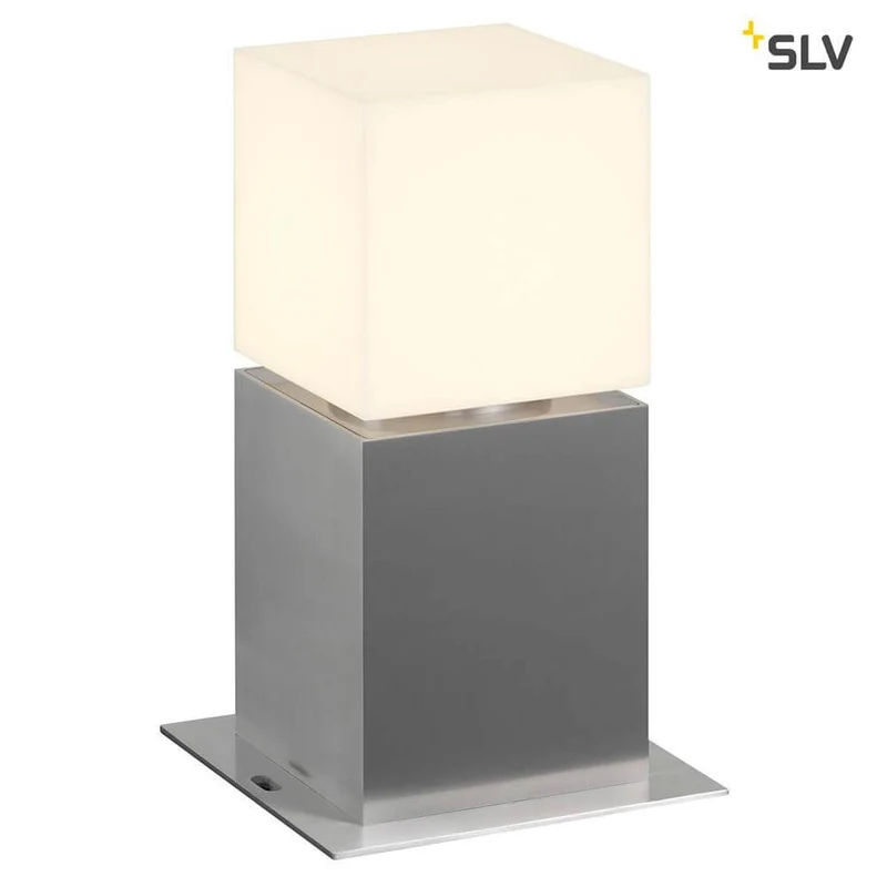 Square Pole 30 E27 Outdoor Stehleuchte Alu-Gebürstet IP44