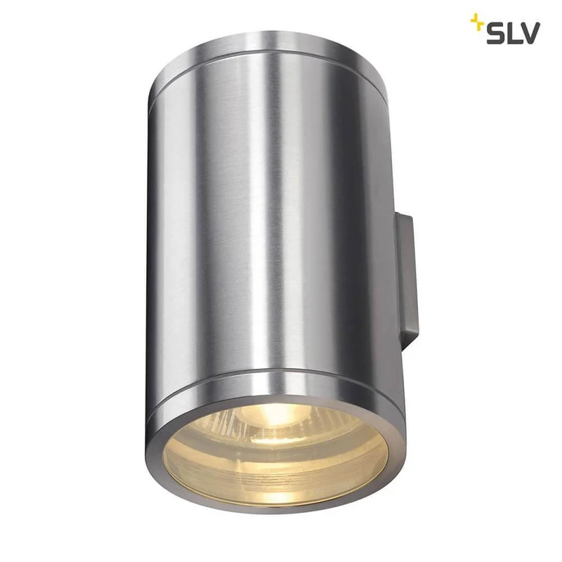 Rox Wall Out Up & Down QPAR11 Outdoor Wandleuchte Alu-Gebürstet IP44