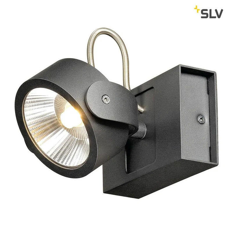 Kalu LED 1 Wand- & Deckenleuchte Schwarz 3000K