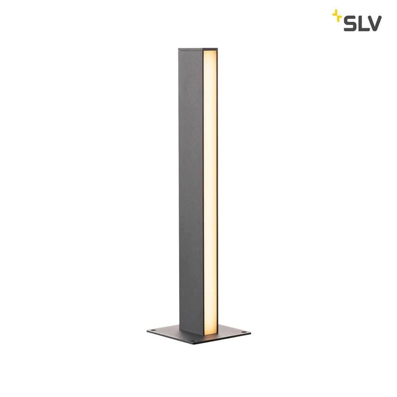 H-Pol Wege- & Standleuchte Zweiflammig LED 3000K Anthrazit 66cm
