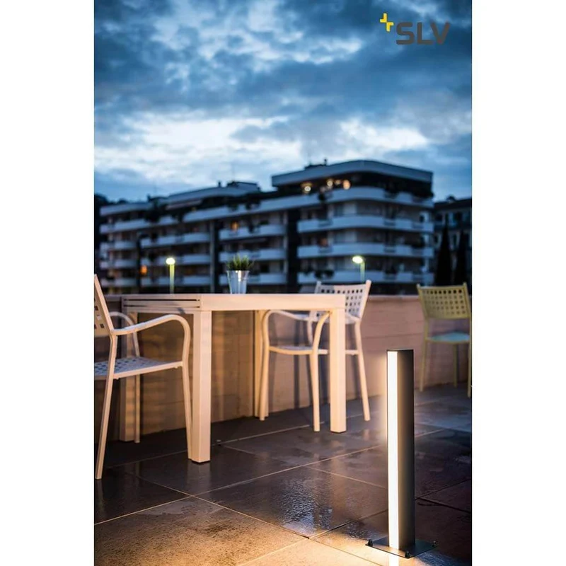H-Pol Wege- & Standleuchte Einflammig LED 3000K Anthrazit 66cm