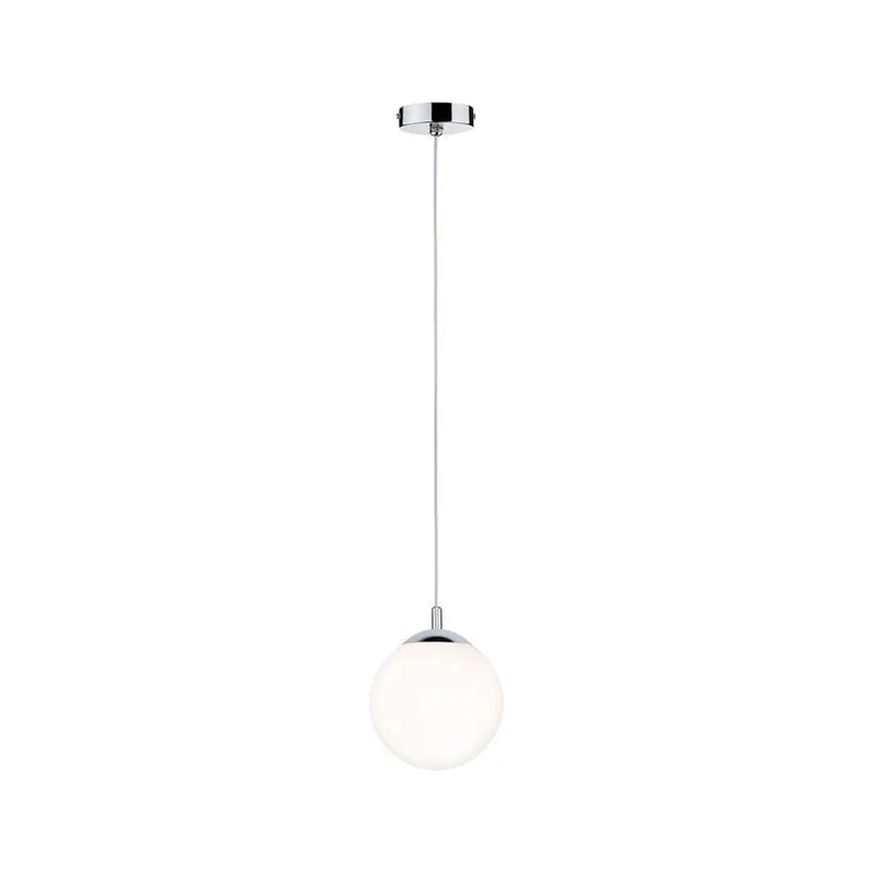 Globe Pendelleuchte IP44 max 20W E27 Satin Chrom