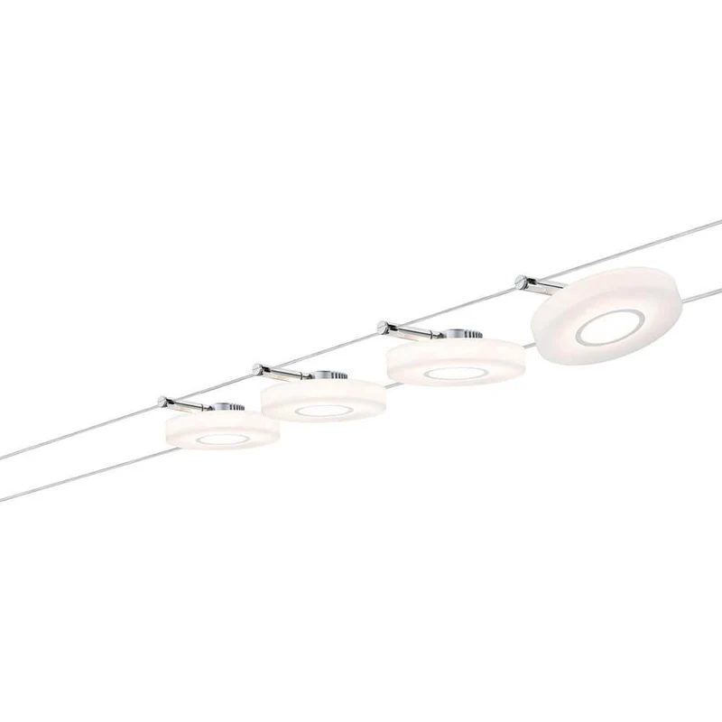 Smart Wire System BLE DiscLED I 4x4W Satin 12VA DC 36VA Tunable White