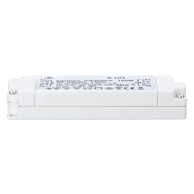 TIP VDE Elektroniktrafo 35-105W 12V 105VA Weiß