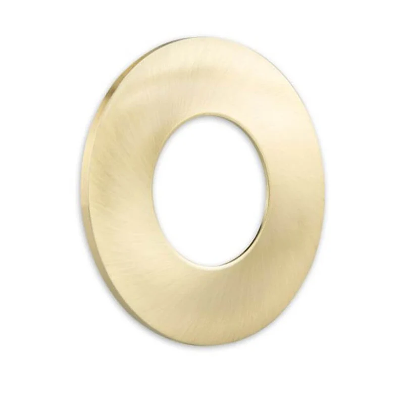 Cover für Einbaustrahler Sys-68 rund Gold-Gebürstet