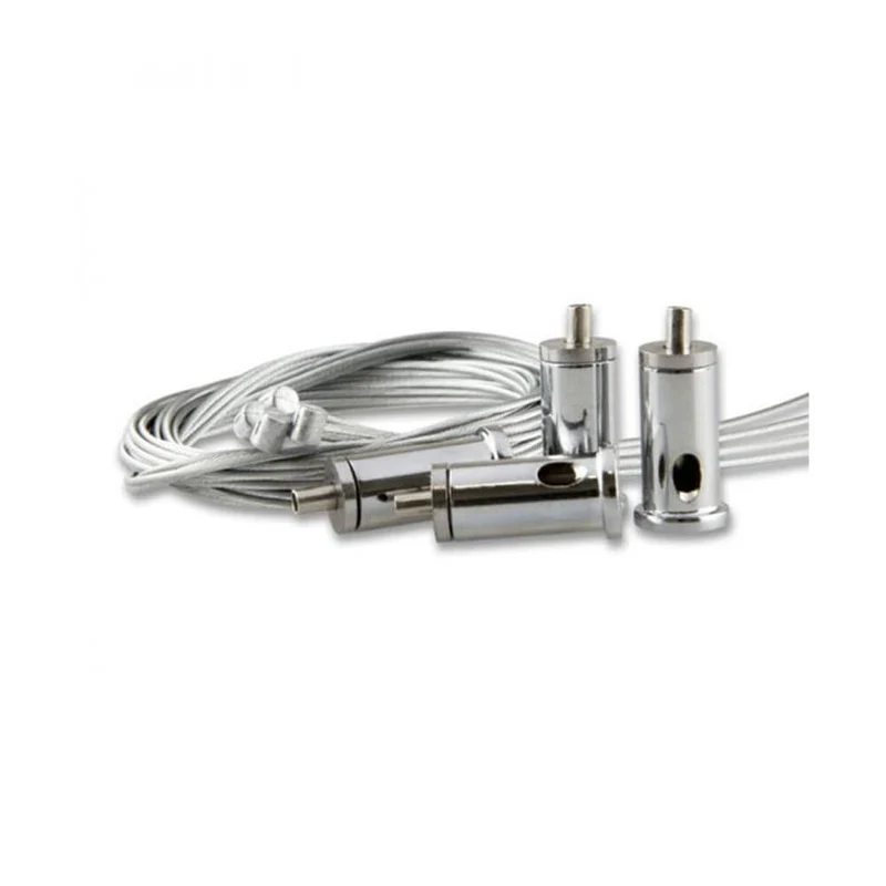 Stahlseilhalter 4er-Set inkl. Stahlseil 150cm