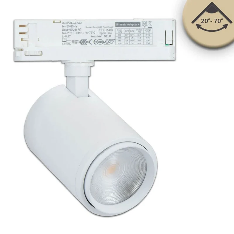 3-Phasen Bäckerei LED Strahler Brot 2900lm 2700K Warmweiß