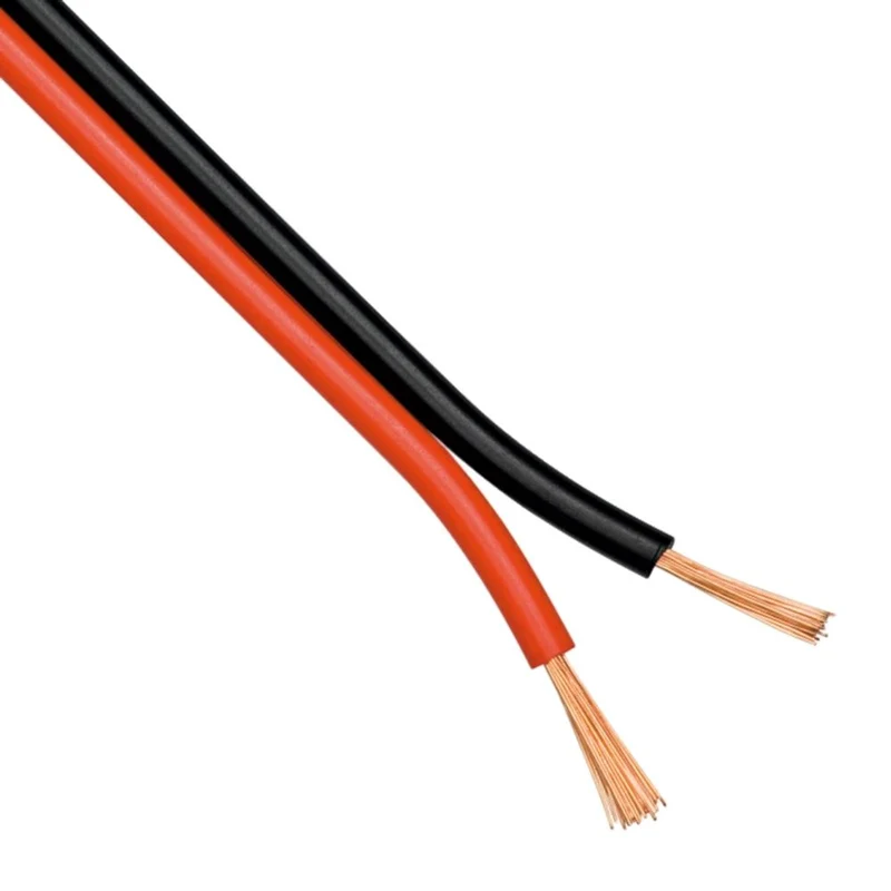 Verbindungskabel Schwarz & Rot 2 x 1,5mm 1 Meter