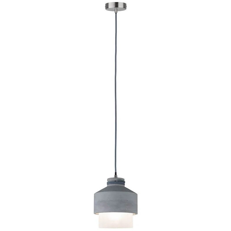 Neordic Helin Beton Pendelleuchte Grau Satin