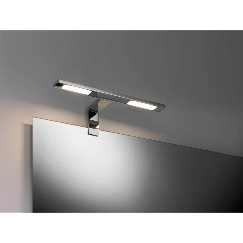 Galeria Spiegel- und Aufschrankleuchte LED Double Hook 2x3,2W Chrom