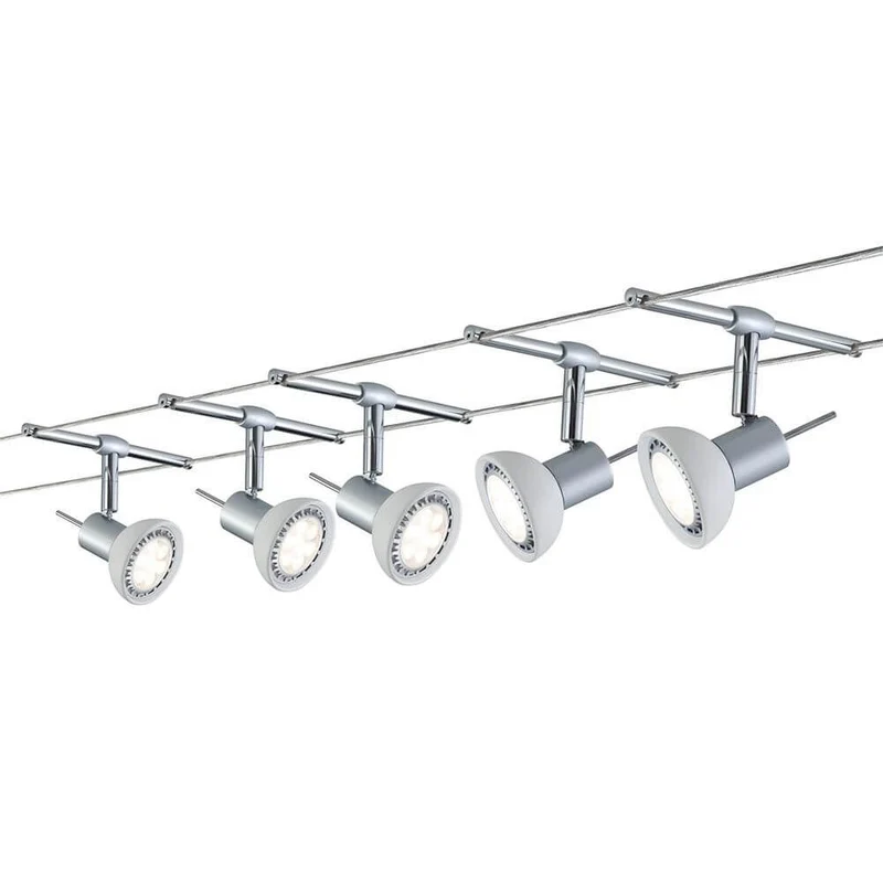 Seilsystem Sheela mit 5 Spots GU5,3
