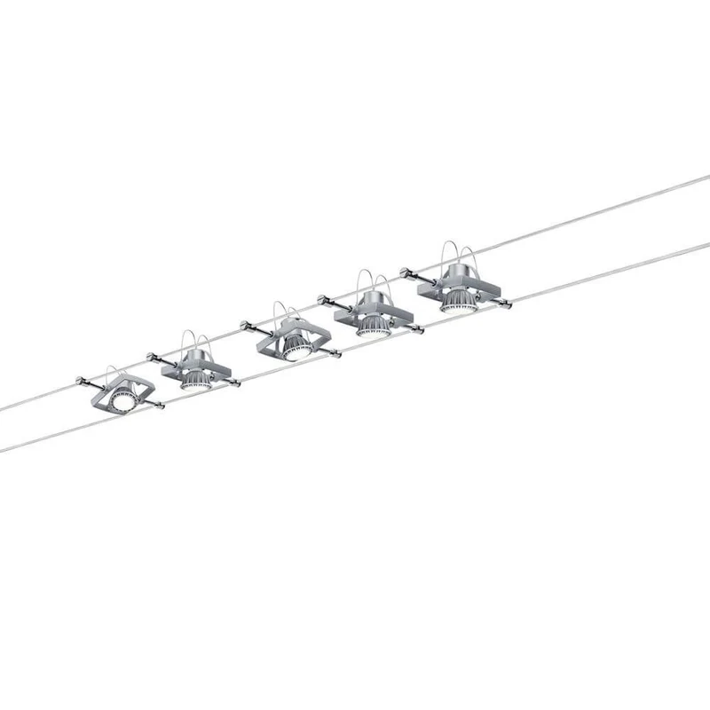 Seilsystem Mac II mit 5 Spots GU5,3