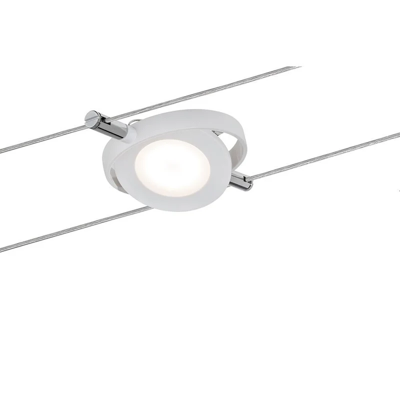 Seil-Leuchte LED 1x4W RoundMac 12V DC Weiß
