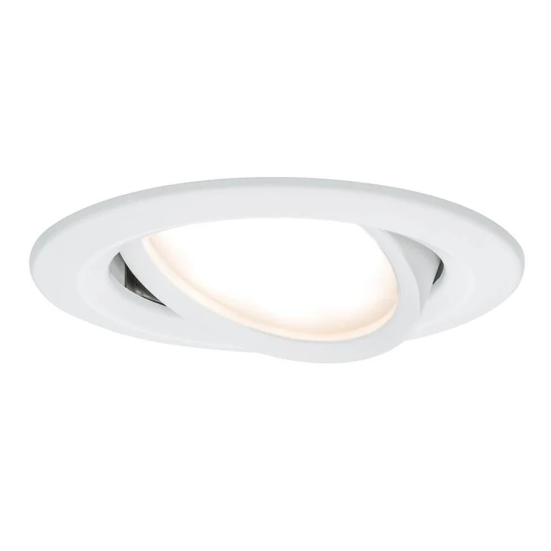 Einbauleuchte LED Coin Slim IP23 rund 6,8W Weiß dimm- & schwenkbar