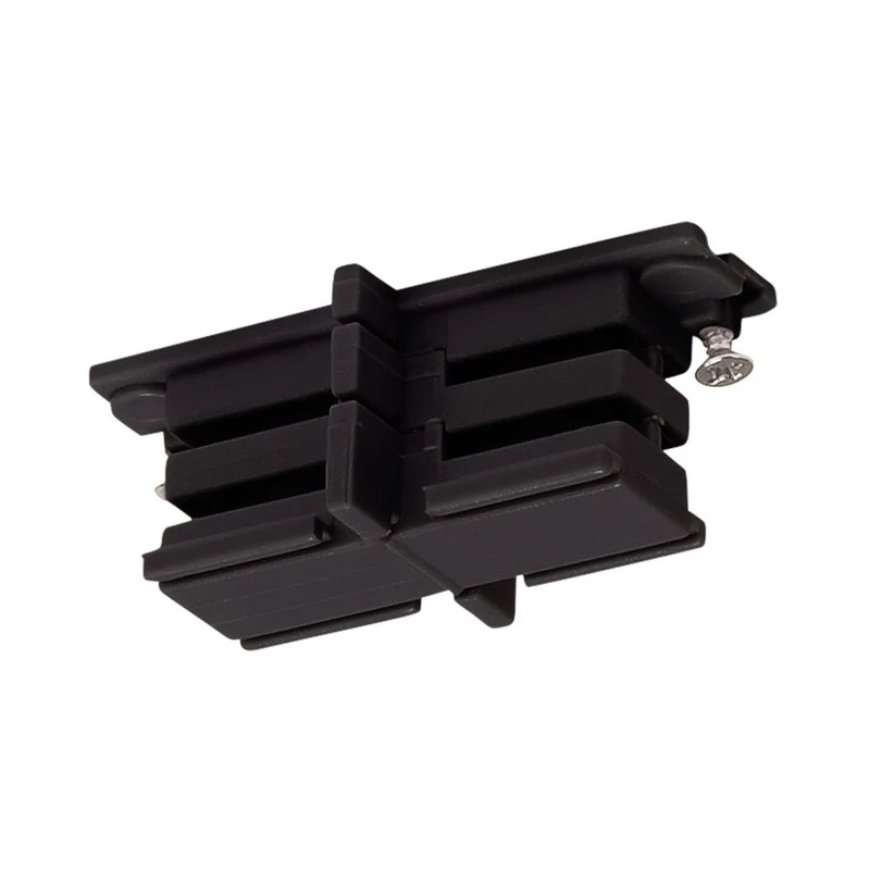 Mini-Verbinder für S-Track 3P.-Schiene isoliert Schwarz