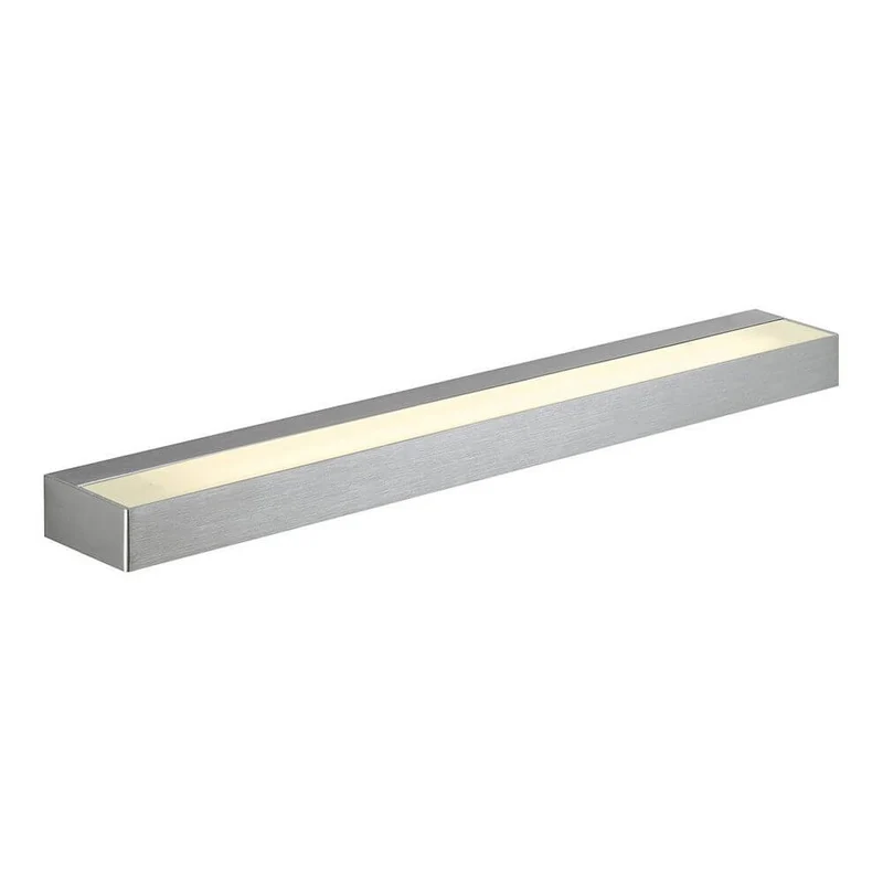 Sedo LED 14 Wandleuchte eckig Alu-Gebürstet Glas satiniert