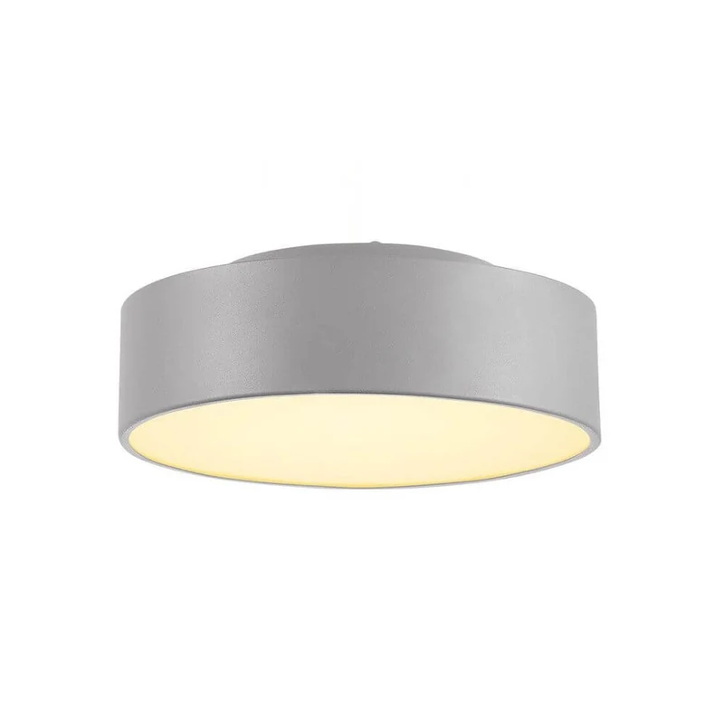 Medo 28 LED Deckenleuchte Silbergrau optional abpendelbar